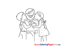 Kids Coloring Pages Father's Day for free