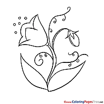 Bluebell download printable Coloring Pages