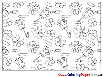 Coloring Pages Flowers for free