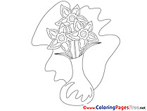 Narcissus Coloring Pages for free