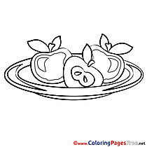 Apples Coloring Sheets download free