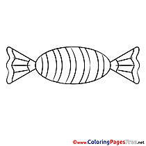 Candy for Children free Coloring Pages