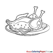 Chicken download Coloring Pages