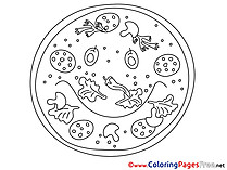 Cuisine for Children free Coloring Pages