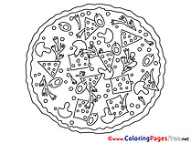 Cuisine printable Coloring Sheets download