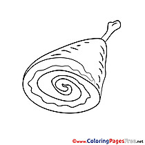 Ham Coloring Pages for free