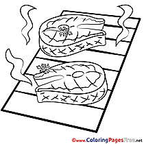 Meat Children Coloring Pages free