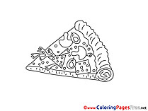 Pizza Coloring Pages for free