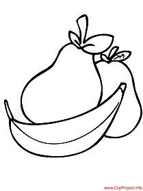 Fruits coloring sheets for free