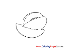 Mango free Colouring Page download