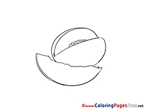Mango free Colouring Page download