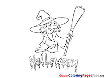 Halloween free Coloring Pages