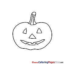 Printable Pumpkin Halloween Coloring Sheets