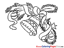 Bell Kids New Year Coloring Pages