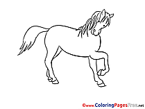 Mare Coloring Sheets download free