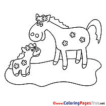 Mare Foar for free Coloring Pages download