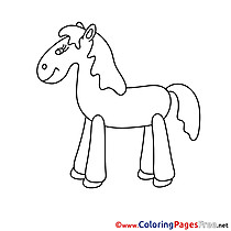 Printable Horse Coloring Pages for free