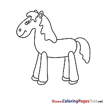 Printable Horse Coloring Pages for free