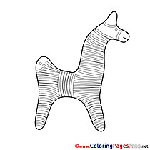 Silhouette free Colouring Page download