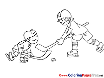 Rivals Colouring Page printable free