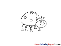 Bug Children download Colouring Page