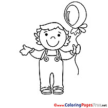 Balloon Kids download Coloring Pages