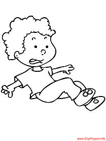 Boy coloring page