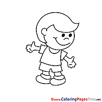 Kid Children Coloring Pages free