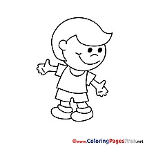 Kid Children Coloring Pages free