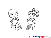 Books Children Coloring Pages for free