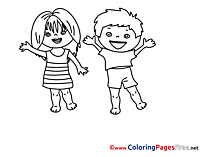 Kindergarten printable Coloring Sheets download