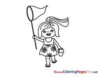 Net for Children free Coloring Pages