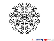 Coloring Sheets Mandala free