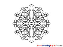 Colouring Page Mandala free