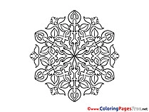 Colouring Page Mandala free