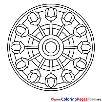 Illustration download Mandala Coloring Pages