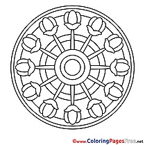 Illustration download Mandala Coloring Pages