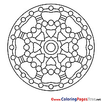 Image Mandala Coloring Pages download