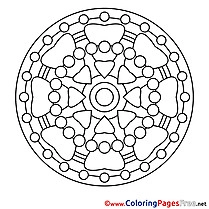 Image Mandala Coloring Pages download