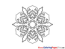 Indian Coloring Pages Mandala