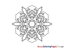 Indian Coloring Pages Mandala