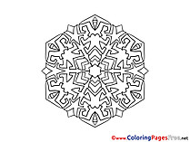 Indian printable Mandala Coloring Sheets