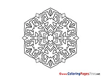 Indian printable Mandala Coloring Sheets