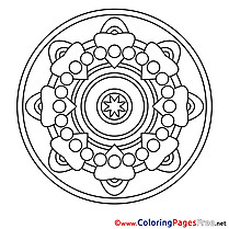 Mandala Coloring Page free