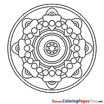 Mandala Coloring Page free