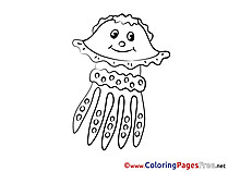 Octopus printable Coloring Pages for free