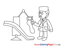 Medicine coloring pages