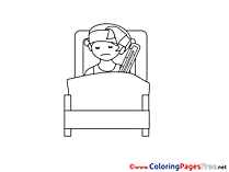 Hospital Ward printable Coloring Sheets download