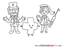 Medicine Coloring Pages for free