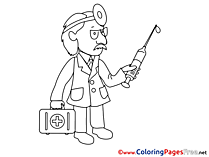 Medicine printable Coloring Sheets download